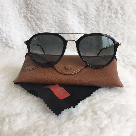Ray-Ban Accessories - NWOT Ray-Ban HighStreet 4253 Black /Gray Grad Lens